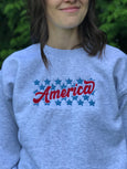 !!PREORDER!! Adult Sweatshirt // America w/ Stars