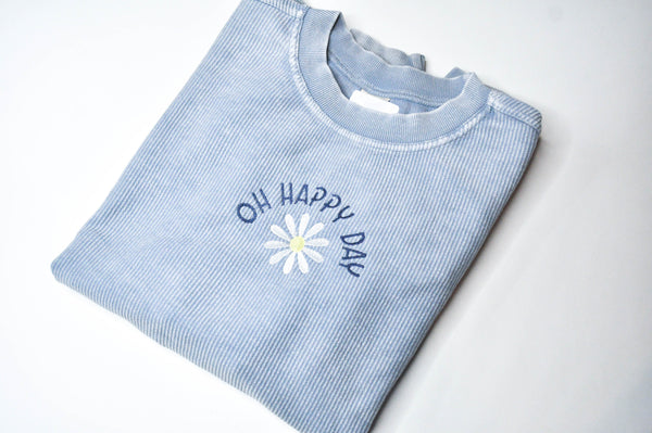 Adult Corded Sweatshirt // Oh Happy Day!