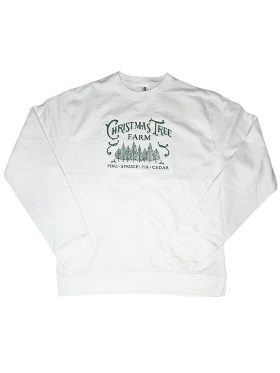 Adult Basic Sweatshirt // Christmas Tree Farm