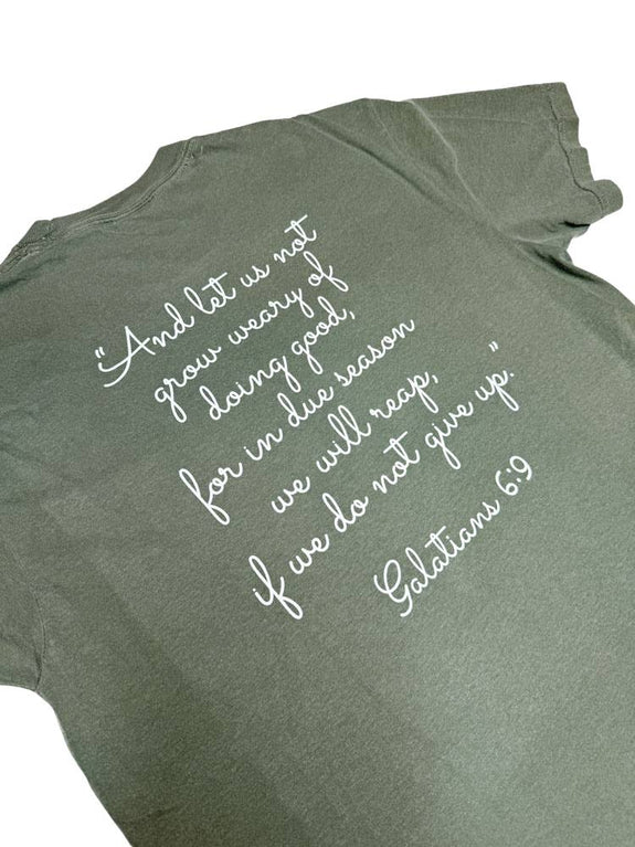 Adult Tee// Do Good Club - Gal 6:9