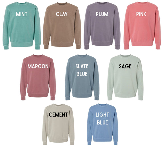 Crewneck // Custom Grandma Name Thin Font