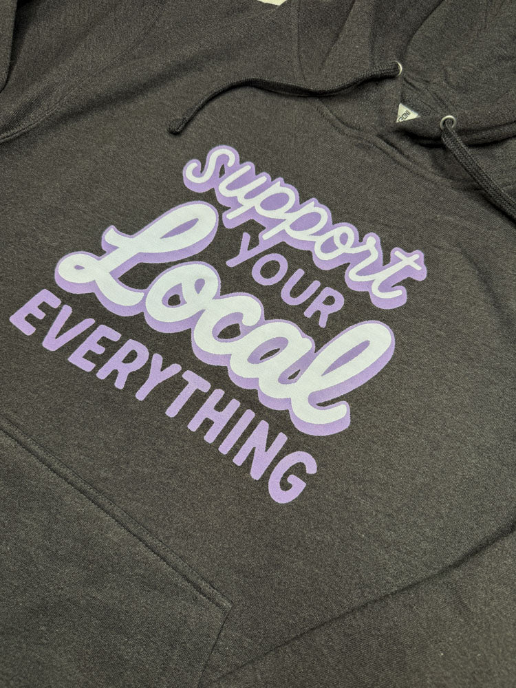 Support Local Everything Hoodie in Charcoal