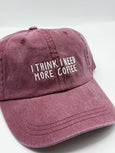 Ball Cap // More Coffee