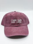 Ball Cap // More Coffee