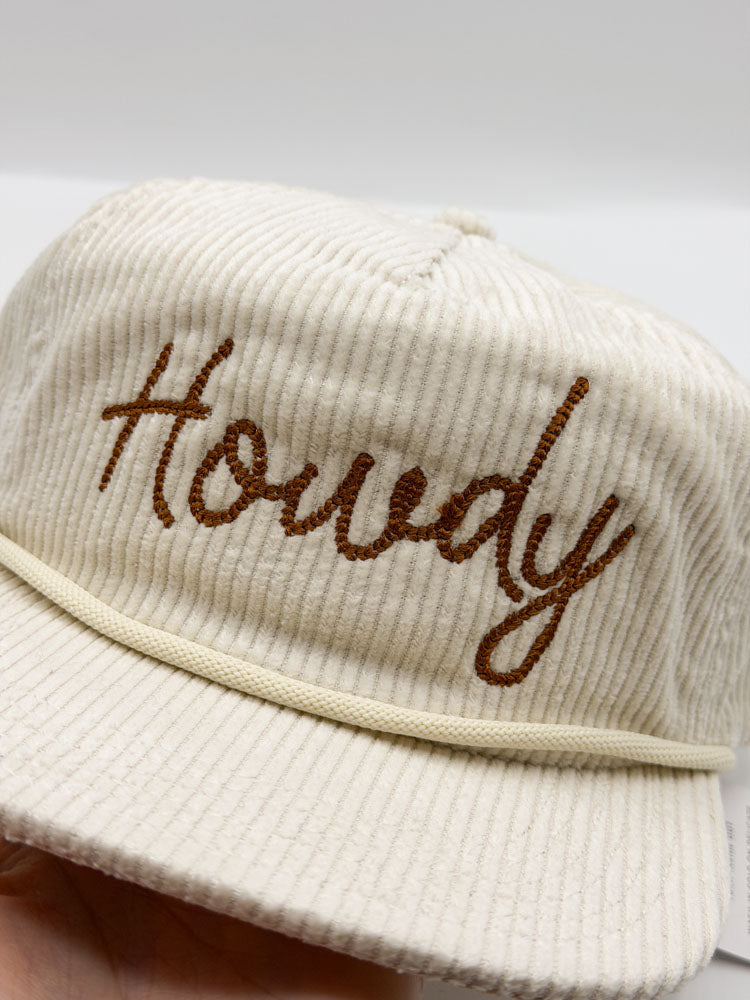 Howdy Corduroy Cap