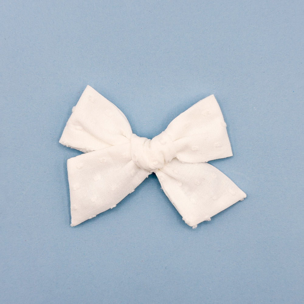 Mini Claire // White Dot