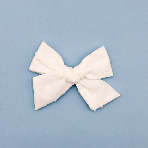 Mini Claire // White Dot