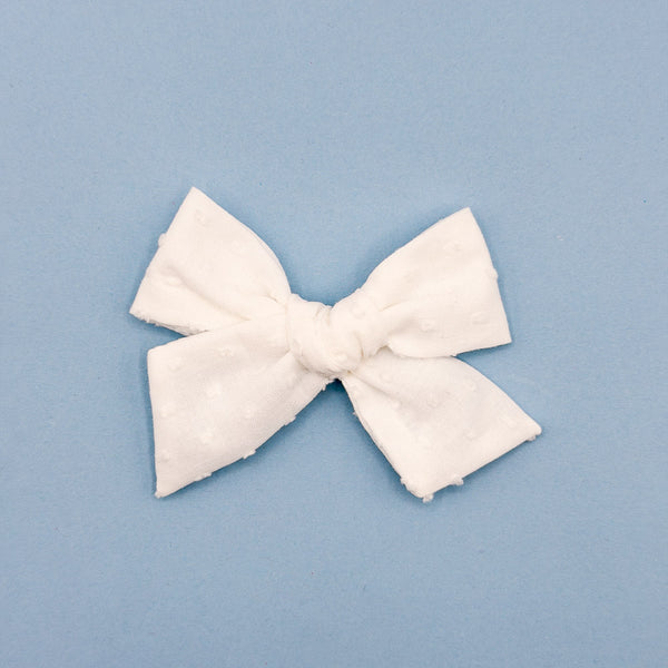 Mini Claire // White Dot