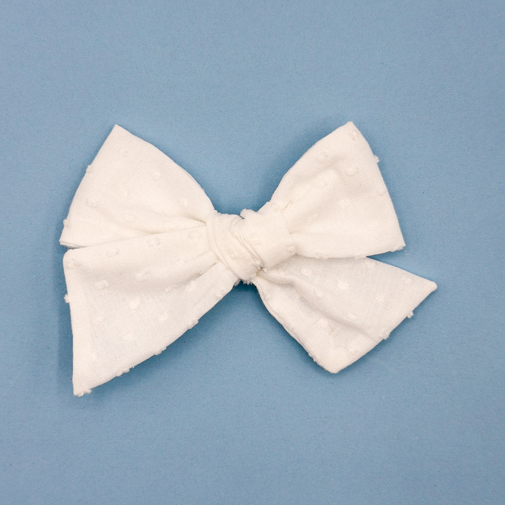 Medium Claire // White Dot