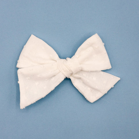 Medium Claire // White Dot