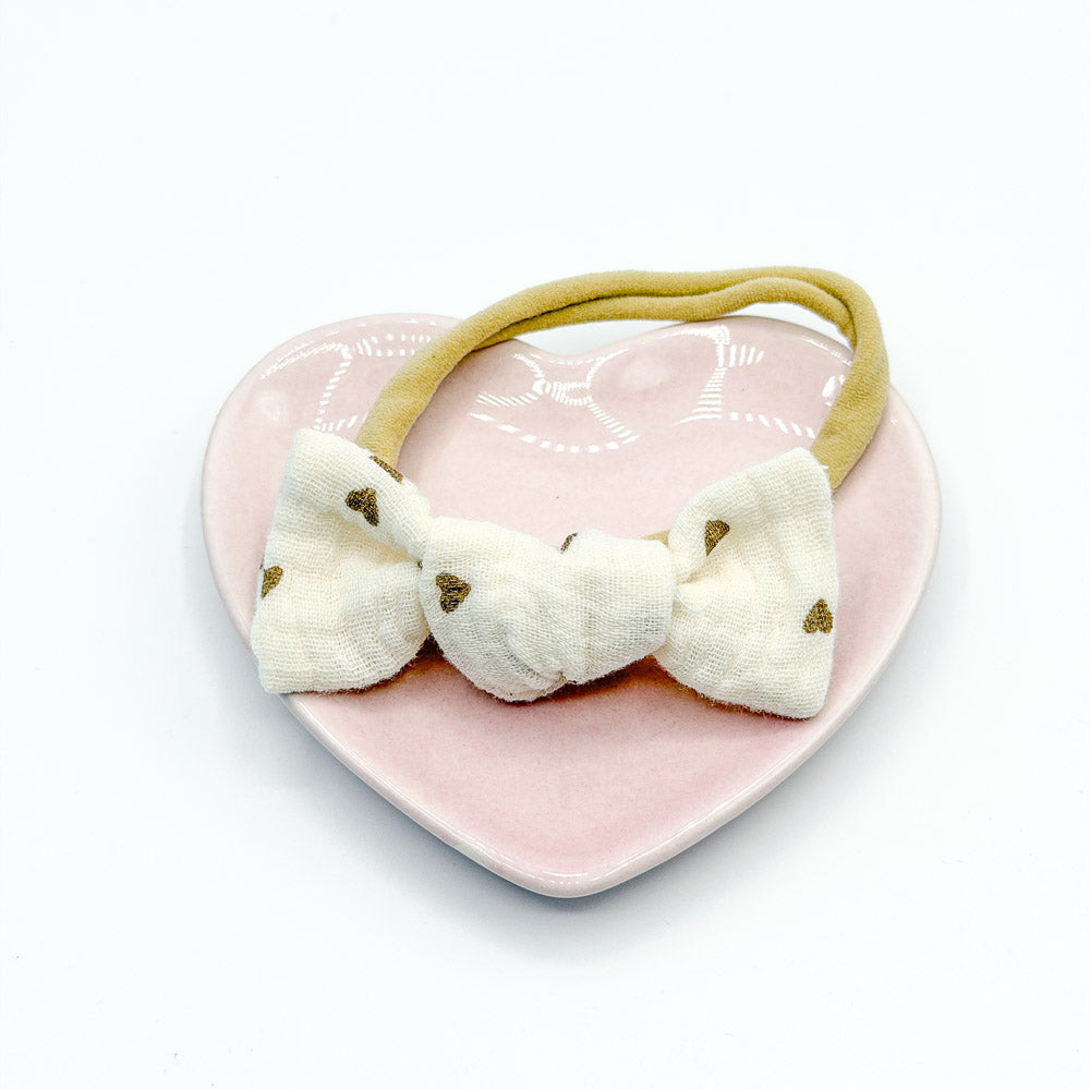 Mini Lady // Beige Hearts