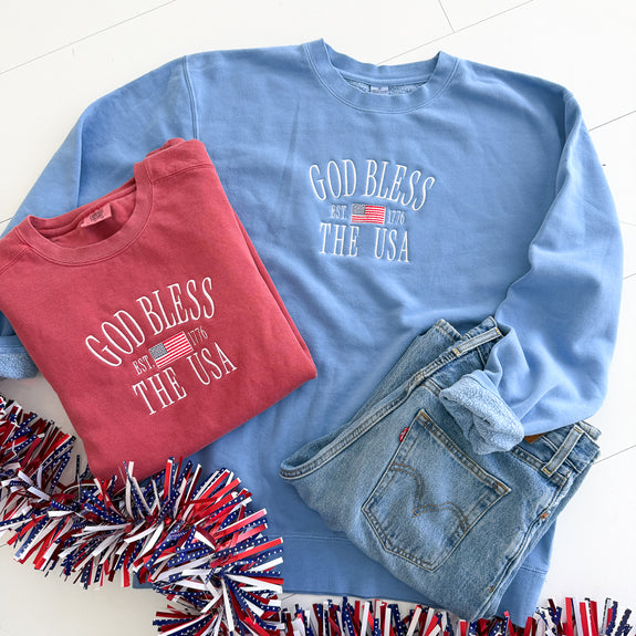 Crewneck // God Bless the USA