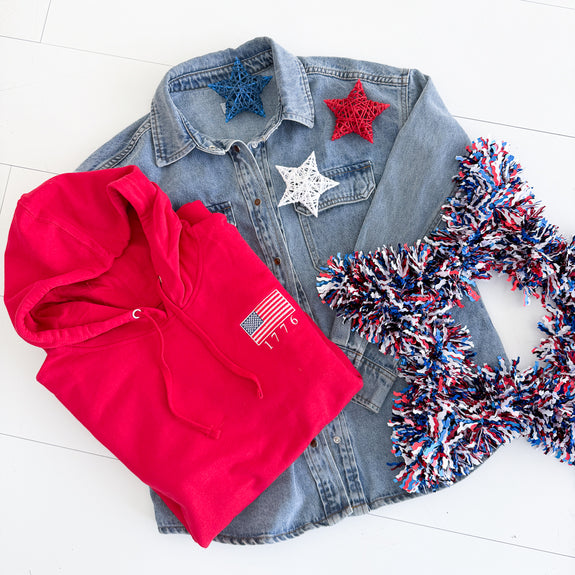 Hoodie // 1776 Flag
