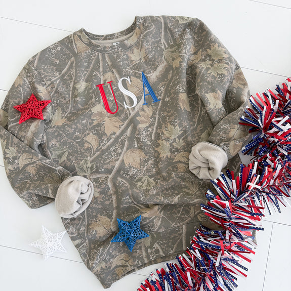 Crewneck // Camo USA