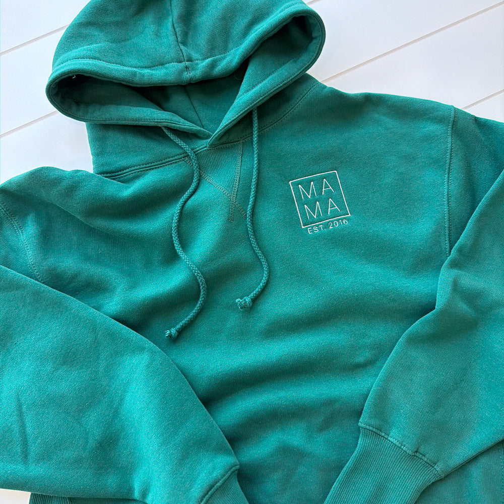 Raw Edge Mama Hoodie