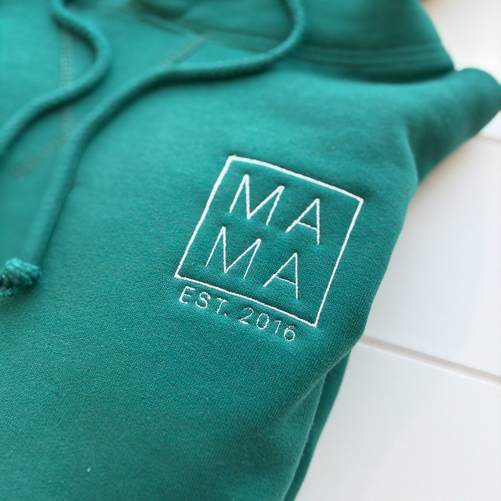 Raw Edge Mama Hoodie