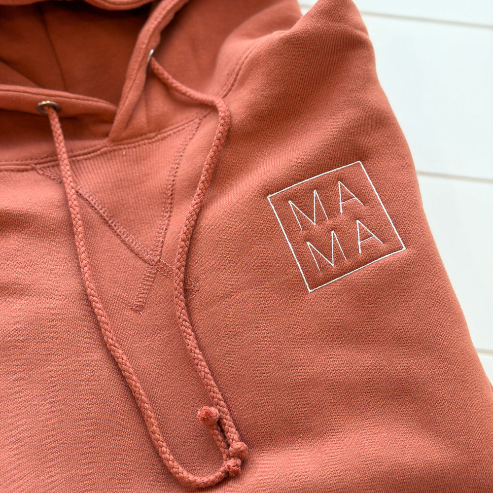 Raw Edge Mama Hoodie