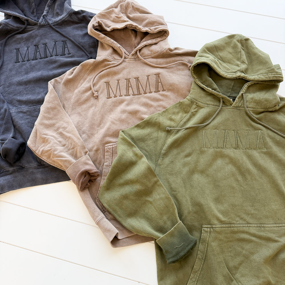 Vintage Wash Mama Hoodie