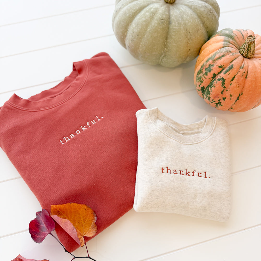 Matching Thankful Crewneck