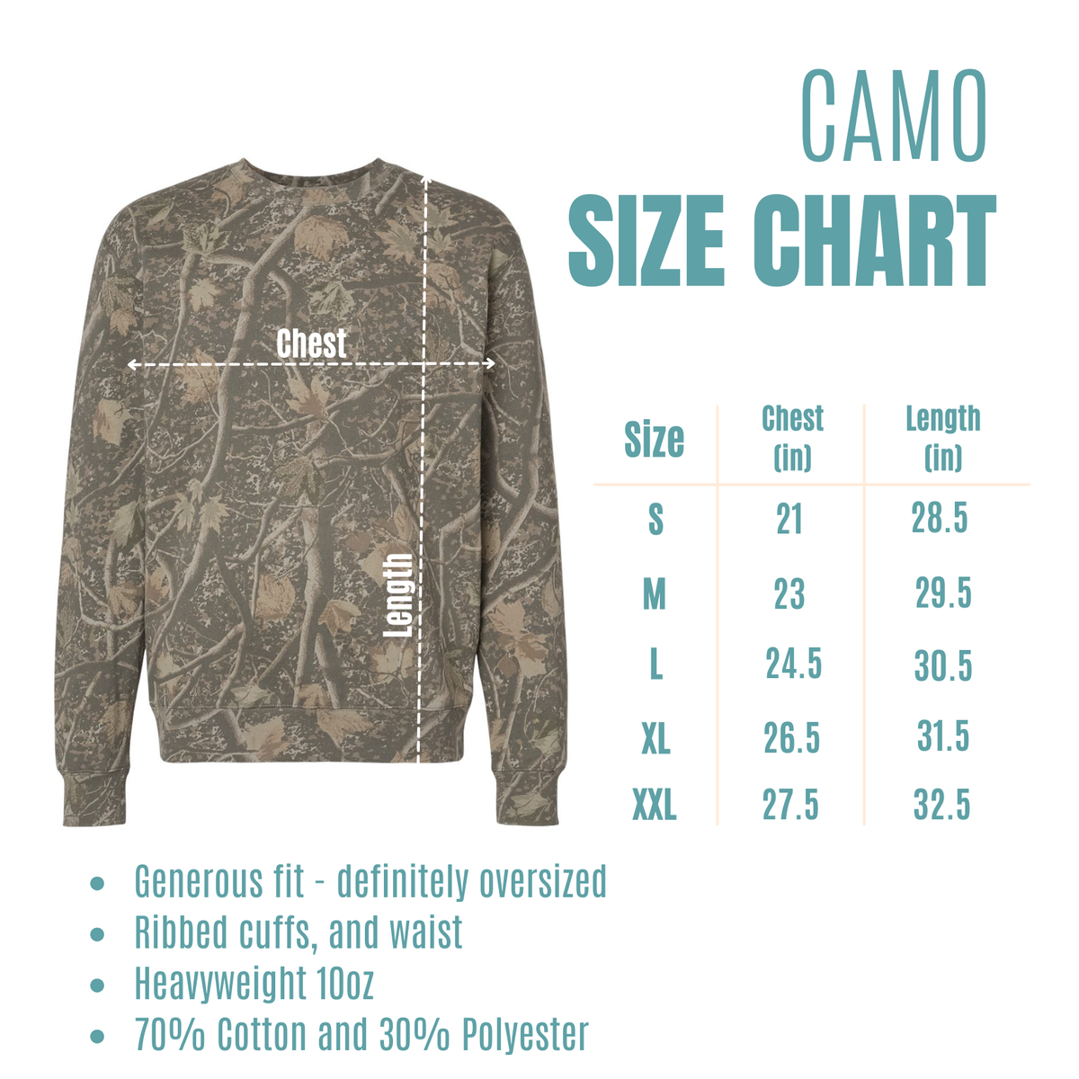 Camo MAMA Crewneck