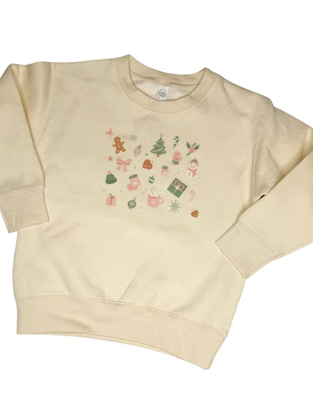 Child Sweatshirt // Christmas Collage