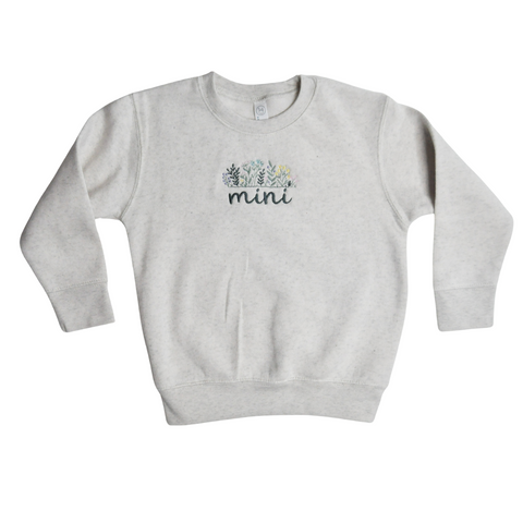 !!PREORDER!! Youth Sweatshirt // MINI Floral Design
