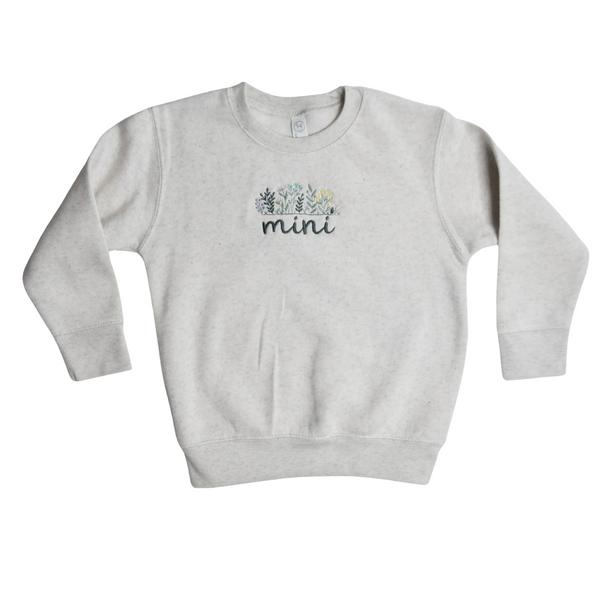 !!PREORDER!! Youth Sweatshirt // MINI Floral Design