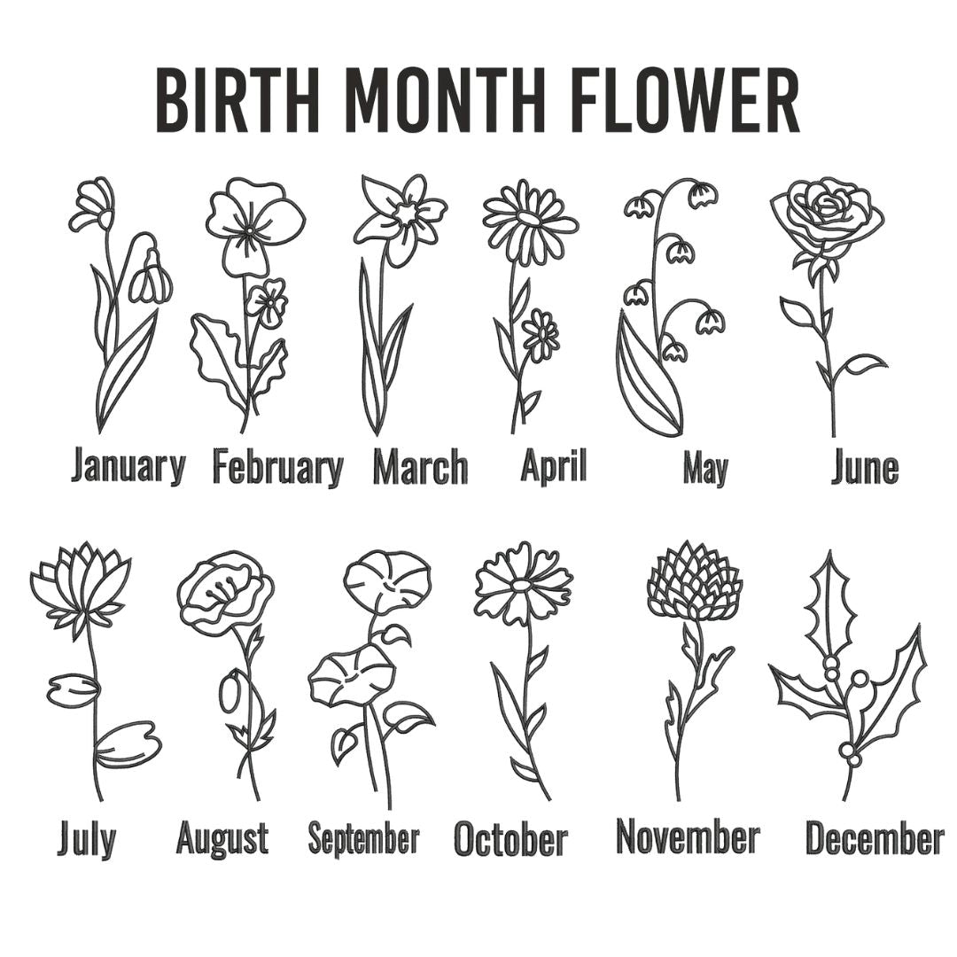 Generation Birth Flowers Youth Crewneck
