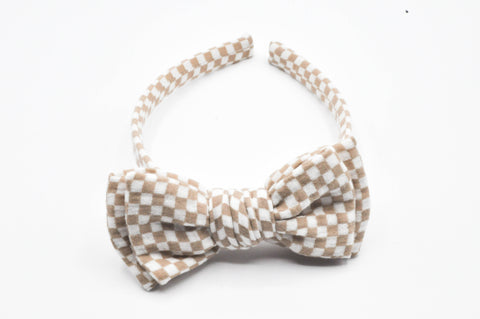 Felicity Headband // Tan Check