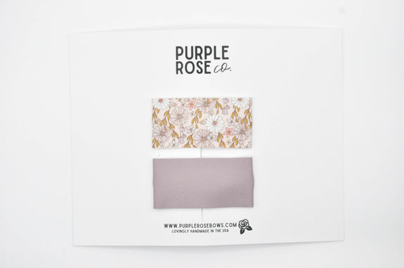 Snap Clips // Leather in Purple