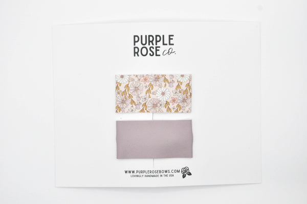 Snap Clips // Leather in Purple