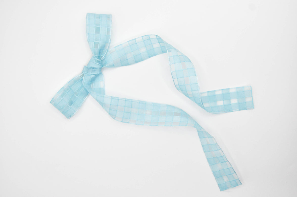 Catherine// Basket Weave: Blue