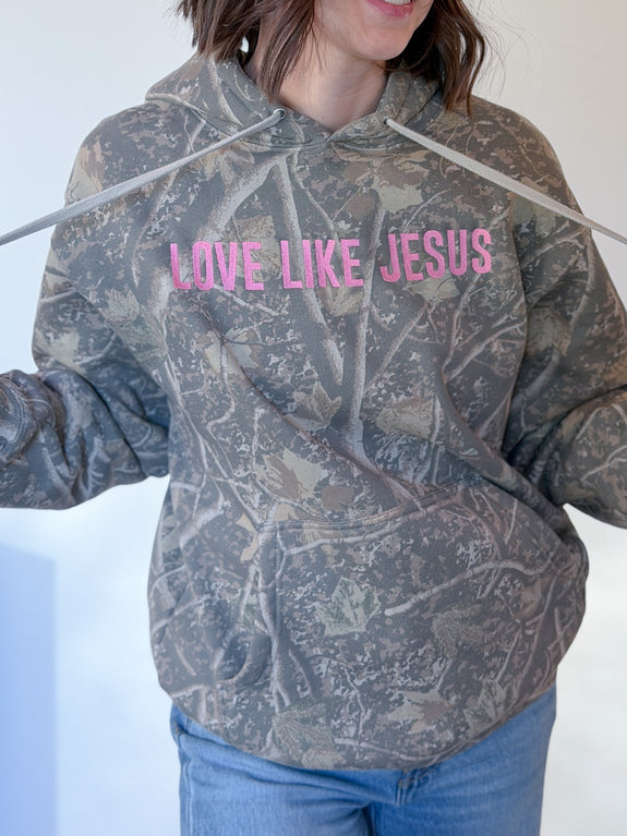 Adult Premium Hoodie // Love Like Jesus