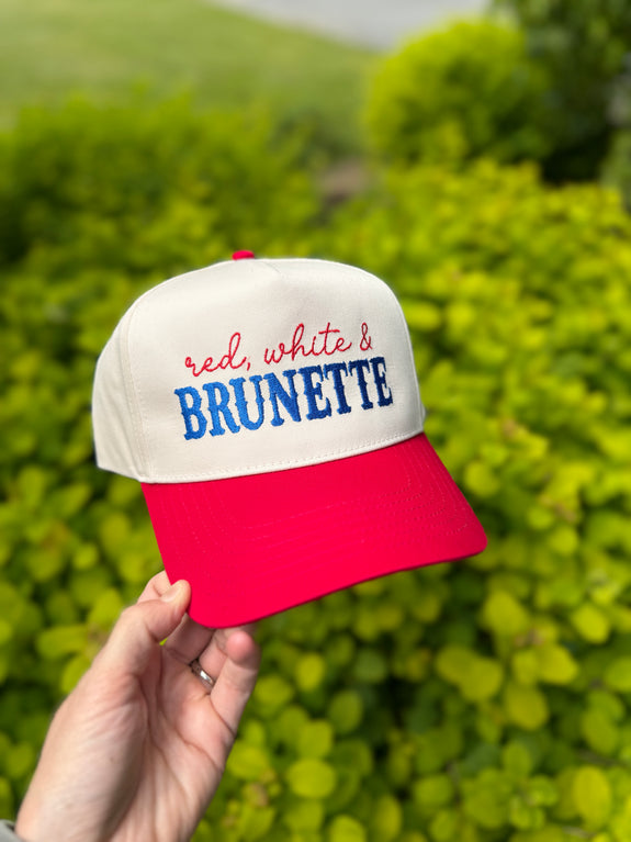 Trucker Hat // Red, White &...