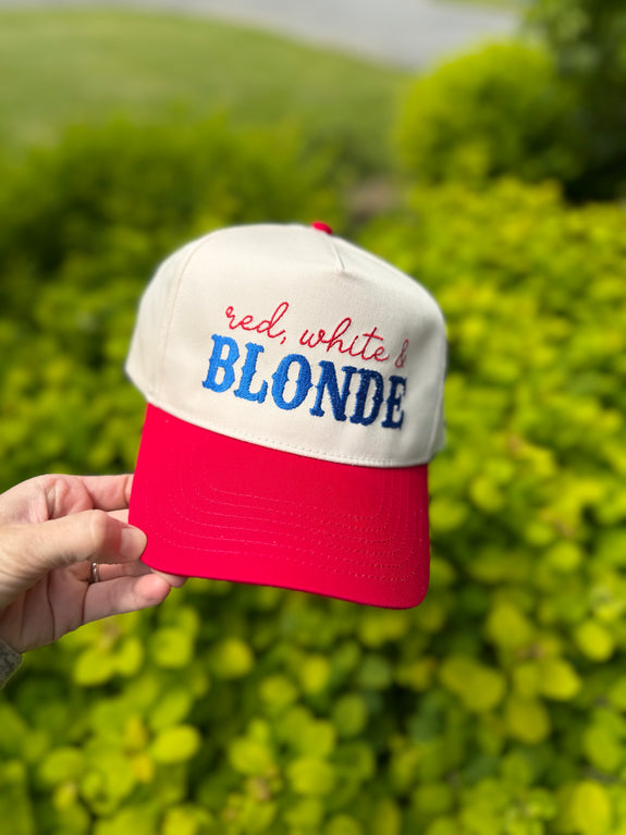 Trucker Hat // Red, White &...