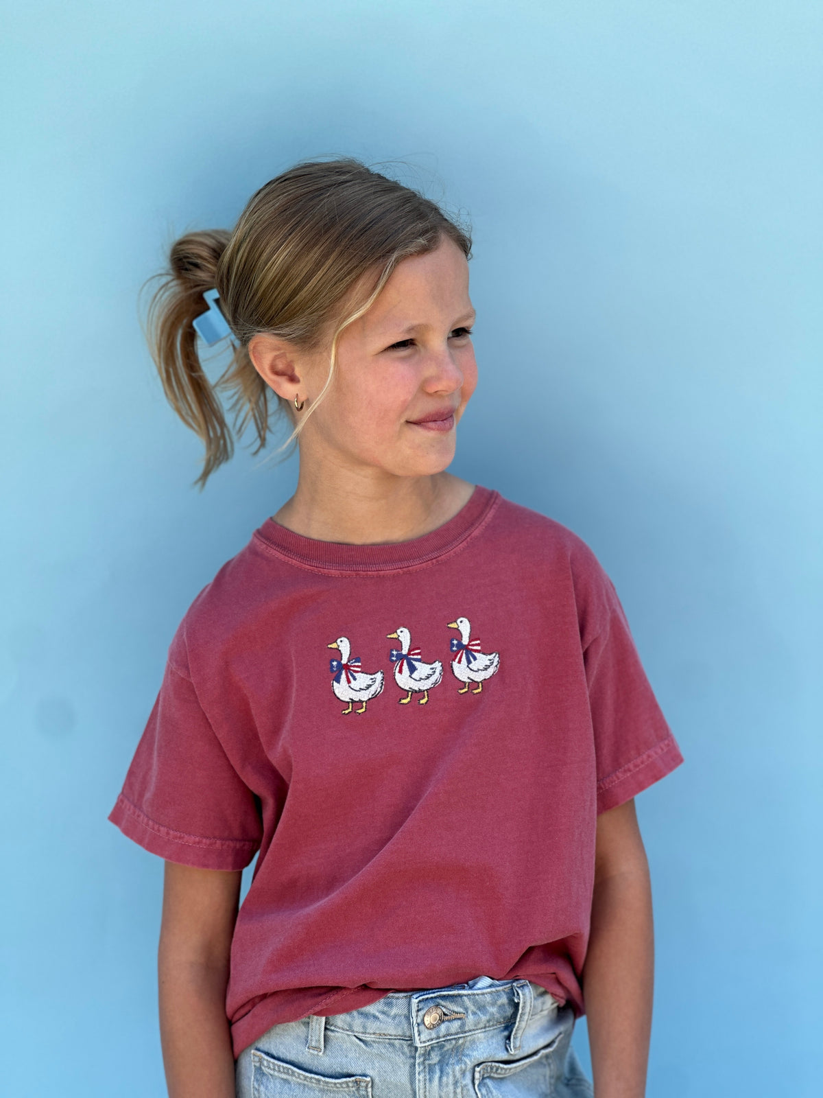 Patriotic Geese Youth Tee