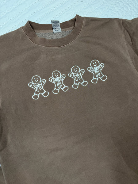 Adult Premium Crewneck // Gingerbread Men