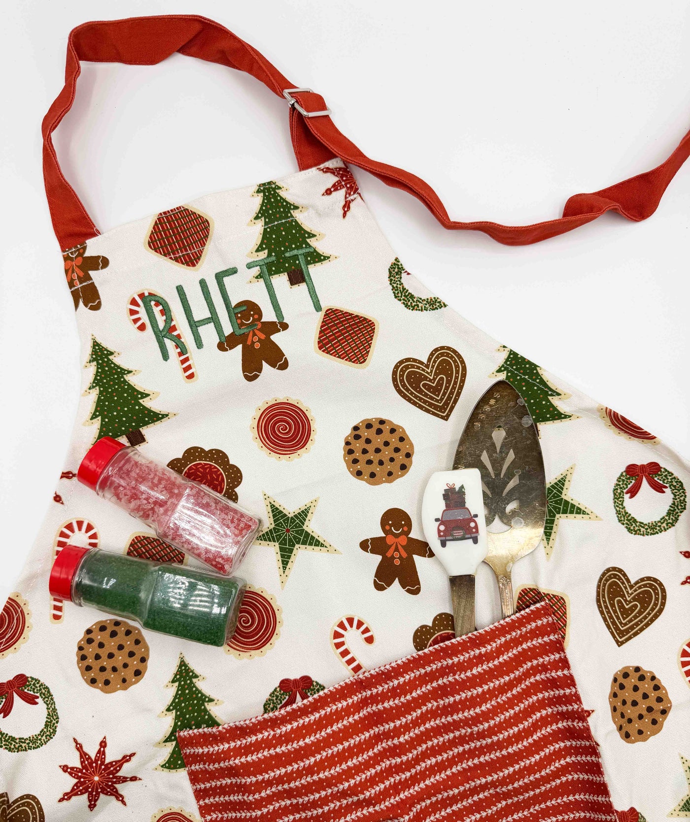 Kids Personalized Apron // Christmas Cookie