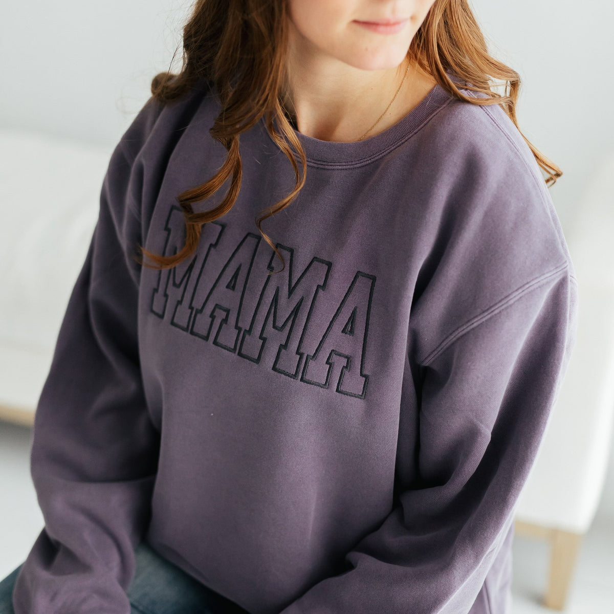 MAMA Varsity Font Crewneck