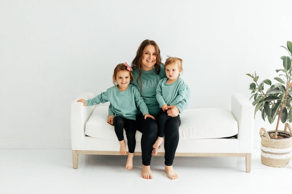 Youth Sweatshirt // MINI & SIS Thin Font