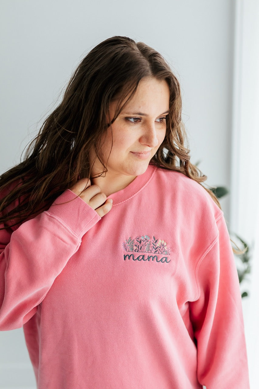 MAMA Floral Design Crewneck