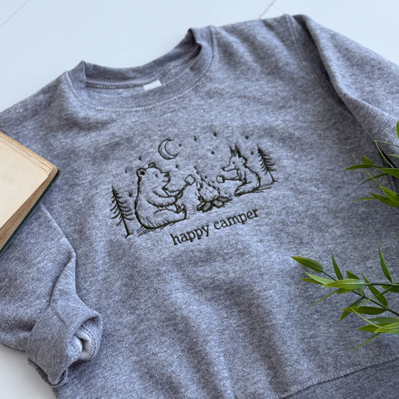 Child Sweatshirt // Happy Camper