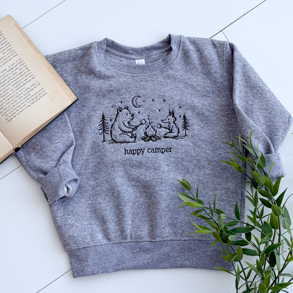 Happy Camper Toddler Crewneck