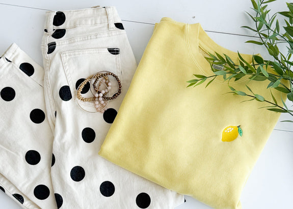 Adult Sweatshirt // Lemon