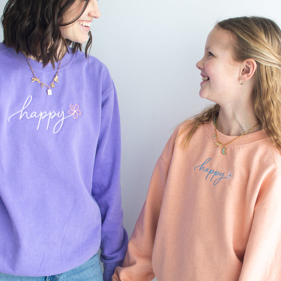 Youth Sweatshirt // Happy