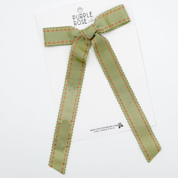 Catherine // Green Stitched