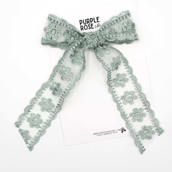 Catherine // Green Lace