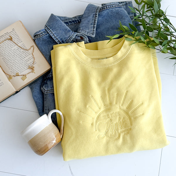 Adult Sweatshirt // Be the Light