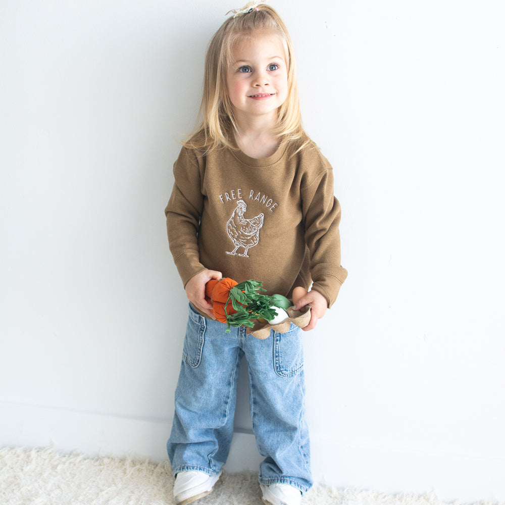 Free Range Toddler Crewneck