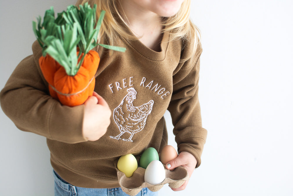 Free Range Toddler Crewneck